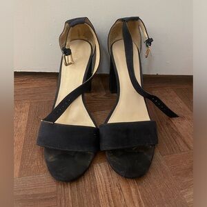 Nine West - Navy Blue Sandal Heels - size 8.5